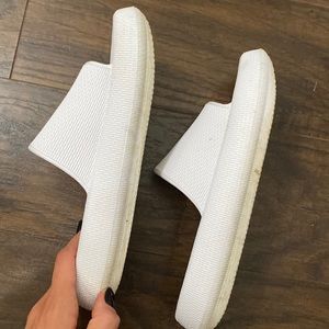 MIA White Slide Sandals